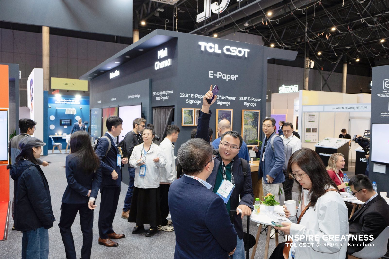 TCL CSOT Showcases Advanced Commercial Display Solutions at ISE 2025