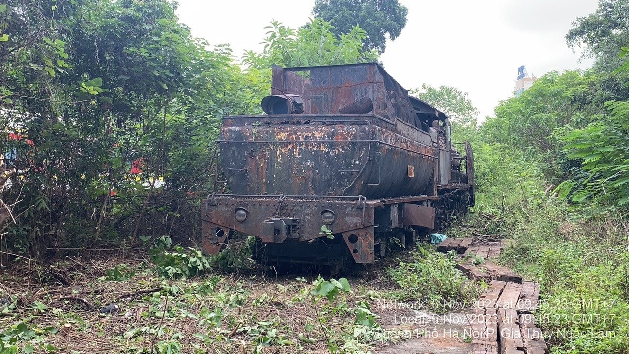 Hà Nội: Trưng bày đầu máy xe lửa hơi nước thời chống Mỹ